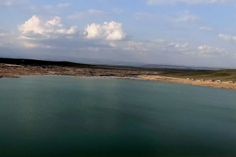 В Туркестане построили новое водохранилище