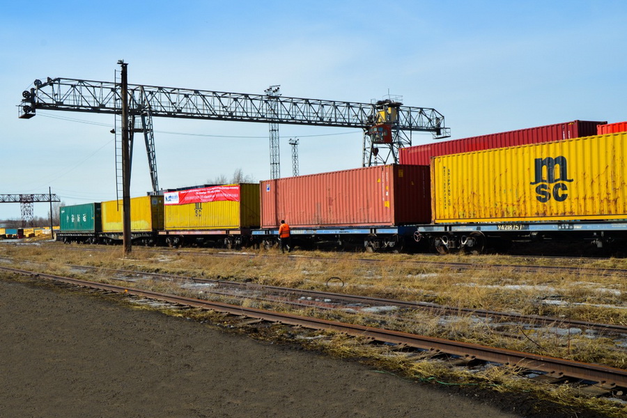 В КНР отправлен контейнерный поезд с семенами подсолнечника из Павлодара