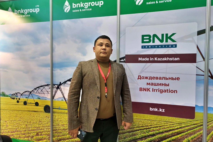 Казахстанские дождевальные машины BNK Irrigation представили на KazAgro/KazFarm
