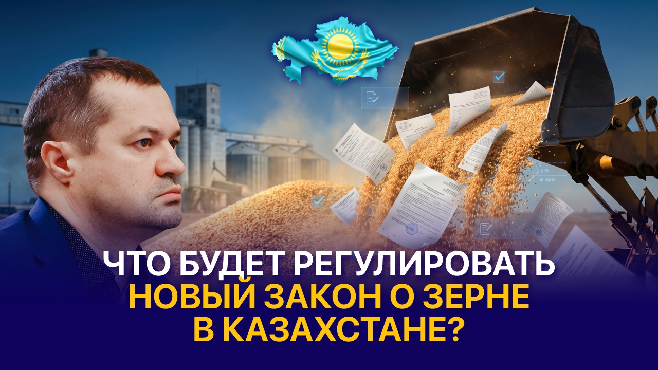 Реестр трейдеров, госрегулирование рынка и новый закон о зерне в Казахстане