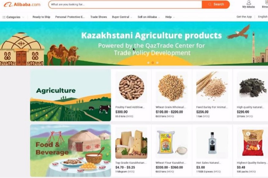 На Alibaba.com открылся национальный павильон Казахстана 