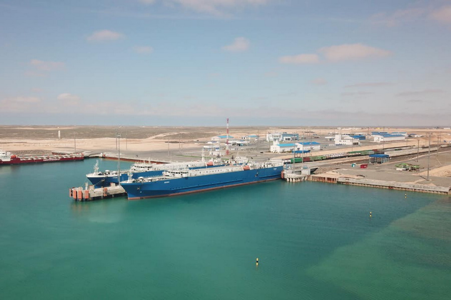 Отправку зерна с нового терминала в порту Курык начнут в сентябре