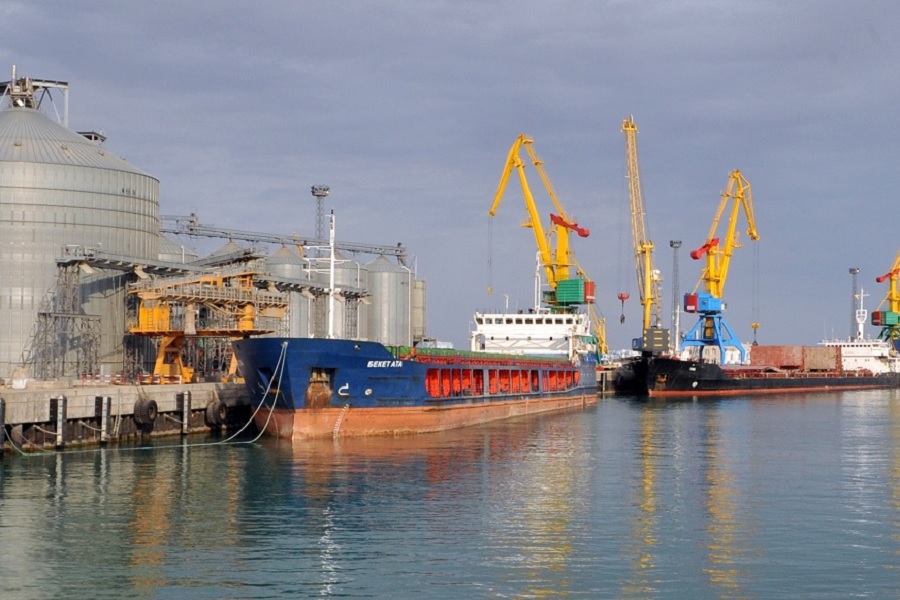На 66% выросли грузоперевозки по маршруту ТМТМ через порт Актау
