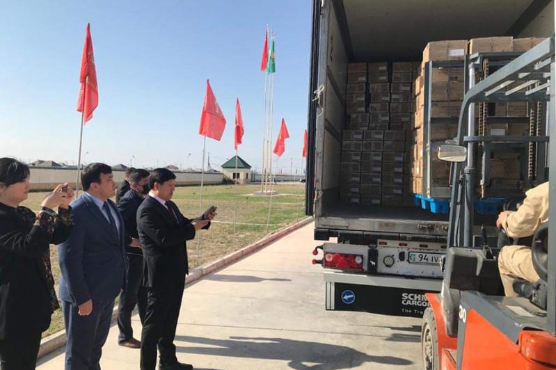 Түркістан облысы Қытайға 13 тонна құрғақ  түйе сүтін  жөнелтті