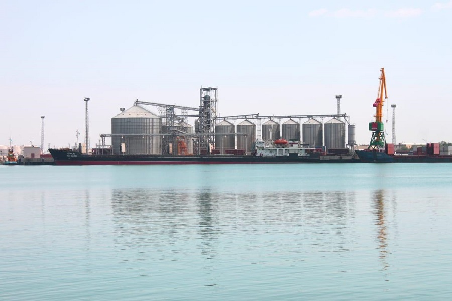 Зерновой терминал в порту Курык введут в этом году 